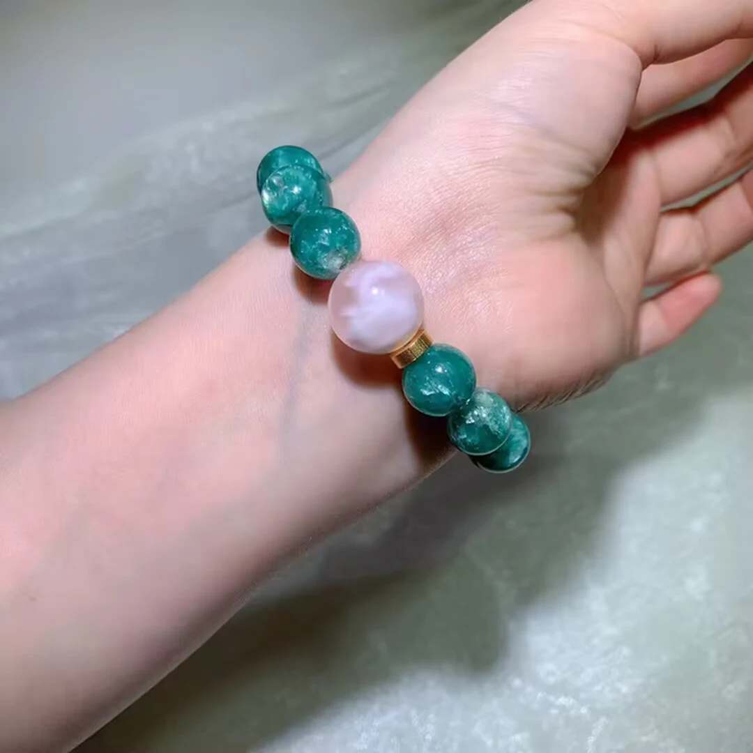 天然祖母晶手链(13.5mm) — 细节图