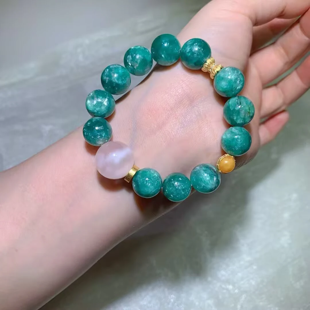 天然祖母晶手链(13.5mm)