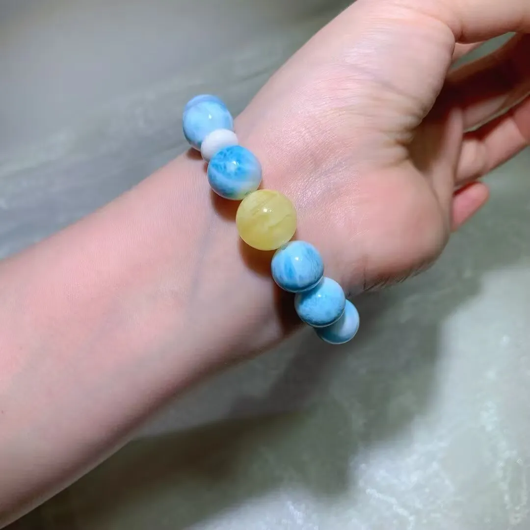 天然海纹石手串 — 细节图